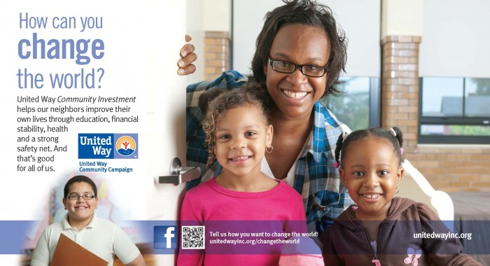 Print ad for United Way Community Campaign